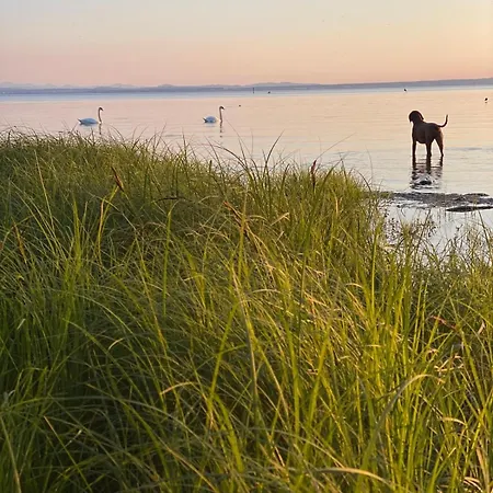 Uferpark Mit Privatstrand